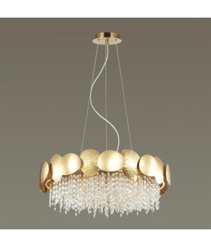 4636/6 CLASSIC ODL20 489 золото/хрусталь/металл Люстра E14 6*40W 220V ULLA-foto4