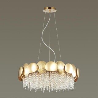 4636/6 CLASSIC ODL20 489 золото/хрусталь/металл Люстра E14 6*40W 220V ULLA-foto4