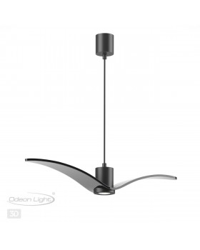 4902/1A PENDANT ODL22 289 чёрный/стекло Подвес GU10 1*5W BIRDS-foto6