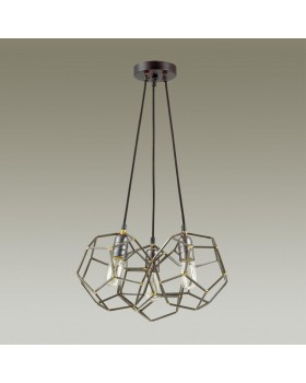 3739/3 SUSPENTIONI LN19 232 коричневый Люстра E27 3*60W 220V ERVIN-foto3