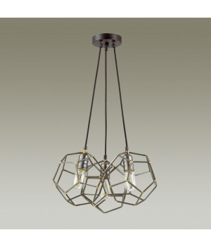 3739/3 SUSPENTIONI LN19 232 коричневый Люстра E27 3*60W 220V ERVIN-foto3