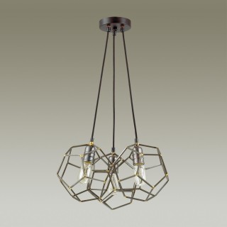 3739/3 SUSPENTIONI LN19 232 коричневый Люстра E27 3*60W 220V ERVIN-foto3