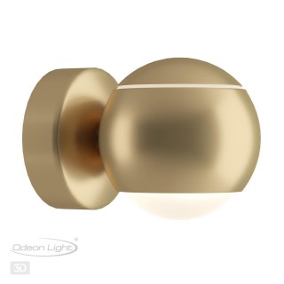 3915/9WL L-VISION ODL20 117 золот/металл Настен.св-ник с сенс управл LED 4000K 5W+3.5W 220V ELON-foto5