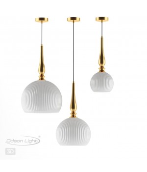 4766/1 PENDANT ODL21 349 белый/бронзовый Подвес E27 60W RUNGA-foto5