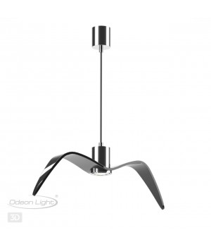 4901/1C PENDANT ODL22 289 чёрный/хром/стекло Подвес GU10 1*5W BIRDS-foto6