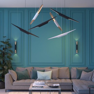 3816/50WG HIGHTECH ODL20 191 бел/золот/мет Подвесной свет-к GU10 LED 2*12W 220V WHITNEY-foto11