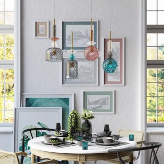 4862/1 PENDANT ODL21 342 розовый/золото Подвес E27 1*60W BELLA-foto3