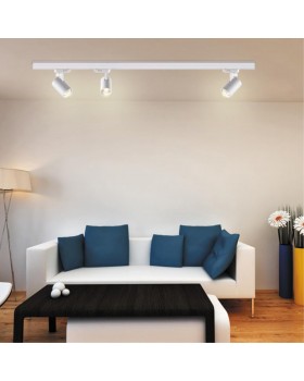 370648 PORT NT19 127 белый Светильник трёхфазный трековый IP20 GU10 50W 220V GUSTO-foto3