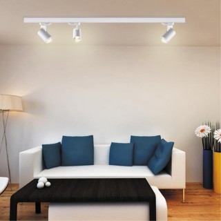 370648 PORT NT19 127 белый Светильник трёхфазный трековый IP20 GU10 50W 220V GUSTO-foto3