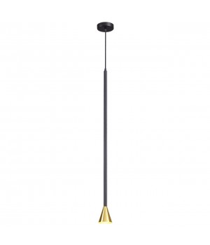 3884/1GB HIGHTECH ODL20 315 черно-золотистый/металл Подвесной светильник LED GU10 7W 220V PIPA-foto5