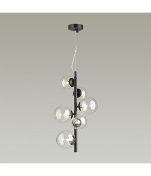 4818/6 MODERN ODL21 395 черный/прозрачный Подвес G9 6*40W TOVI-foto4
