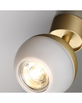 370813 OVER NT22 164 матовое золото Светильник накладной IP20 GU10 9W 220V GARN-foto6