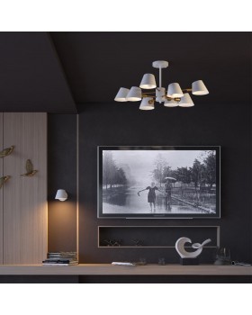 4465/1W MODERNI LN20 106 белый, золотой Бра E14 1*60W 220V KENIA-foto3