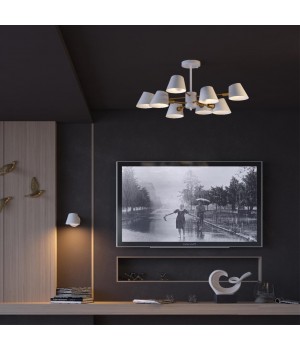 4465/1W MODERNI LN20 106 белый, золотой Бра E14 1*60W 220V KENIA-foto3