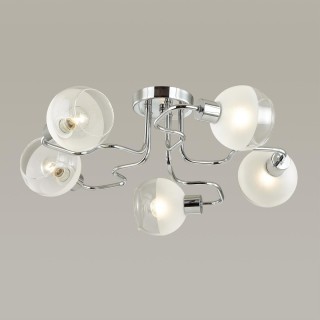 4539/5C COMFI LN21 064 хром Люстра потолочная E14 5*40W 220V POLLY-foto4