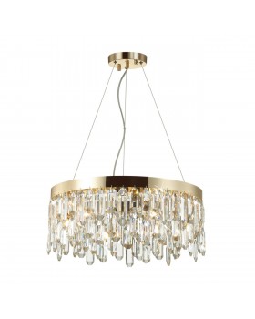 4986/6 HALL ODL22 449 золотой/хрусталь Люстра E14 6*40W DAKISA-foto6