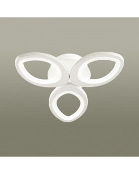 4573/60CL LEDIO LN21 019 белый Люстра потолочная диммир. с ДУ + LampSmart LED 60W 3000-6000К 2740Лм 220V LULU-foto3