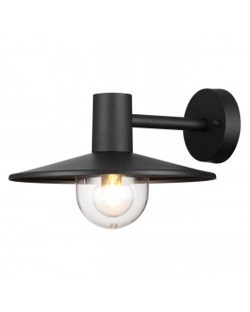 4833/1W NATURE ODL21 573 черный/стекло Ландшафтный настенный светильник E27 1*40W IP44 FURCADIA-foto6