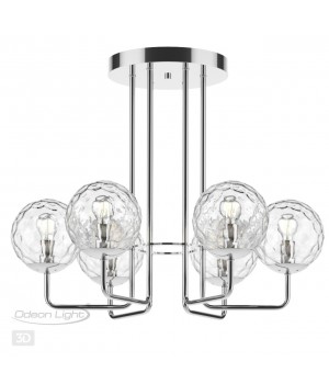 4982/6C MODERN ODL22 323 хром/прозрачный/стекло Люстра потолочная E14 6*40W VERASA-foto5
