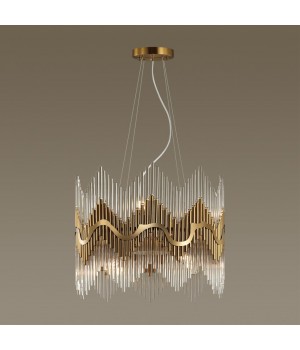 4983/8 HALL ODL22 443 бронзовый/стекло Люстра E14 8*40W SAVIKIA-foto3