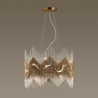 4983/8 HALL ODL22 443 бронзовый/стекло Люстра E14 8*40W SAVIKIA-foto3