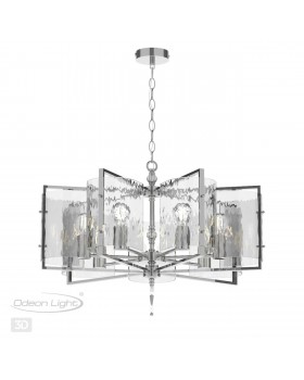 4888/7 MODERN ODL_EX22 93 хром/прозрачный/стекло Люстра E27 7*60W ELEGANTE-foto5