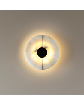 4311/12WL MIDCENT ODL22 175 светлый мрамор/черный металл Настенный светильник IP20 LED 10W 277Лм 3000K NAXOS-foto3
