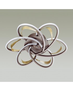 3772/57CL LEDIO LN19 041 коричневый, золотой Люстра потолочная LED 57W 3500К 4446Лм 220V MIRANDA-foto3