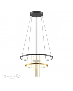 3901/63L L-VISION ODL20 215 золотистый/стекло/металл Подвесной светильник LED 4000K 63W 220V MONICA-foto8