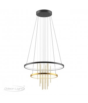 3901/63L L-VISION ODL20 215 золотистый/стекло/металл Подвесной светильник LED 4000K 63W 220V MONICA-foto8