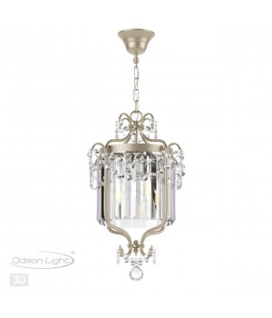 4686/3 CLASSIC ODL20 457 серебристый/хрусталь Подвес E14 3*40W 220V SHARM-foto4