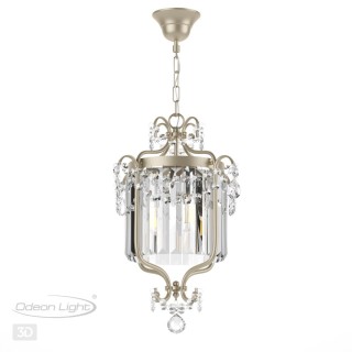 4686/3 CLASSIC ODL20 457 серебристый/хрусталь Подвес E14 3*40W 220V SHARM-foto4