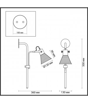 3788/1W MODERNI LN19 161 матовый белый, серебряный Бра E14 1*40W 220V OLLIE-foto2