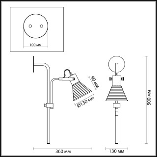 3788/1W MODERNI LN19 161 матовый белый, серебряный Бра E14 1*40W 220V OLLIE-foto2