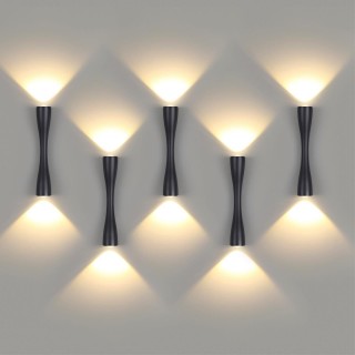 4291/10WL HIGHTECH ODL22 207 черный/металл Настенный светильник IP20 LED 10W 453Лм 3000K ANIKA-foto5