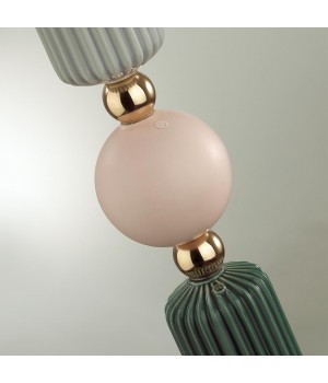 4861/1F CLASSIC ODL_EX22 76 золотой/раноцветн.керамика/стекло Торшер E27 1*60W 4861/1F CANDY-foto7