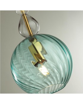 4648/1 PENDANT ODL20 342 золотой/синий/разноцветный Подвес E27 60W 220V BELLA-foto8