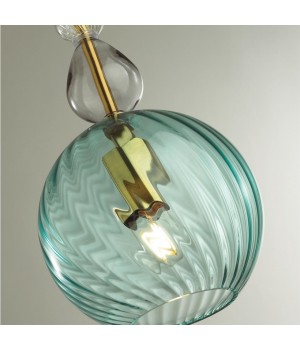 4648/1 PENDANT ODL20 342 золотой/синий/разноцветный Подвес E27 60W 220V BELLA-foto8