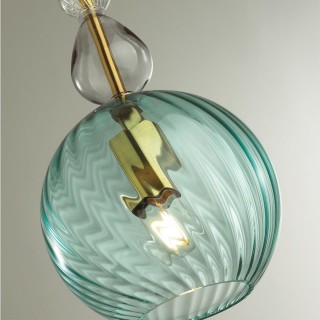 4648/1 PENDANT ODL20 342 золотой/синий/разноцветный Подвес E27 60W 220V BELLA-foto8