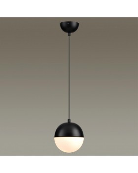 4958/1 PENDANT ODL22 307 черный/металл/белый/стекло Подвес E27 1*40W PINGA-foto3