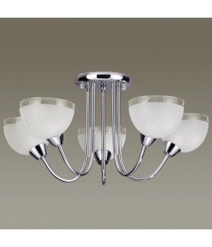 4461/5C MODERNI LN20 153 хром, белый Люстра потолочная E14 5*60W 220V ALORA-foto3