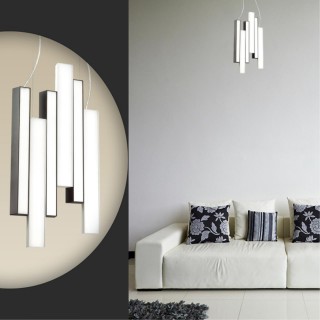 4014/99L L-VISION ODL18 17 черн/белый Люстра IP20 LED 109W 220V PIANO-foto3