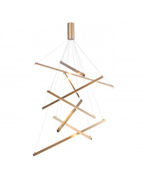 3860/96L L-VISION ODL19 141 золото Подвесной светильник LED 96W 5190Лм 3000К 220V COMETA-foto6