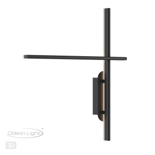 3890/20WL L-VISION ODL20 147 черный/металл Настенный светильник LED 3000K 20W 220V RUDY-foto5