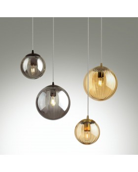 4755/1 PENDANT ODL21 353 янтарный/бронзовый Подвес E27 60W KATA-foto3