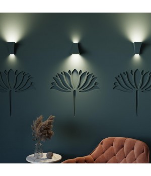 3882/1W HIGHTECH ODL19 205 белый гипсовый Настенный светильник G9 1*25W GIPS-foto8