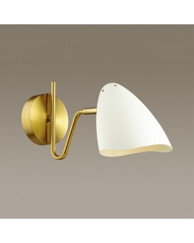 4540/1W MODERNI LN21 110 латунь, белый Бра E14 40W 220V MADISON-foto3