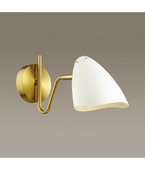 4540/1W MODERNI LN21 110 латунь, белый Бра E14 40W 220V MADISON-foto3