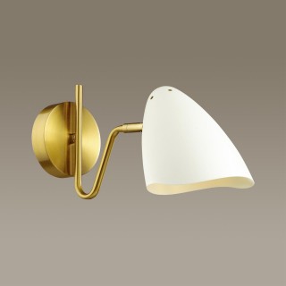 4540/1W MODERNI LN21 110 латунь, белый Бра E14 40W 220V MADISON-foto3