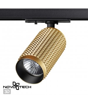 370765 PORT NT21 085 золото Светильник трековый однофазный трехжильный IP20 GU10 50W 220V MAIS-foto4